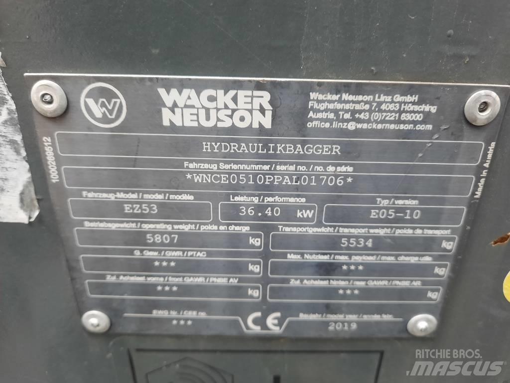 Wacker Neuson EZ 53 Miniescavadeiras