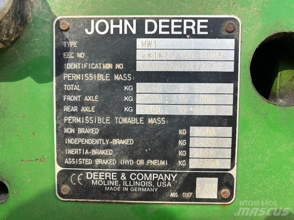 John Deere 6620 Tratores Agrícolas usados
