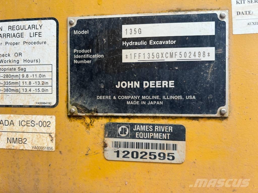 DEERE 135G Escavadeiras de esteiras