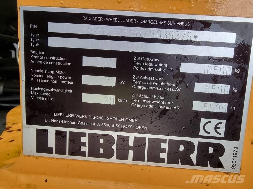 Liebherr L 514 Carregadeiras de rodas