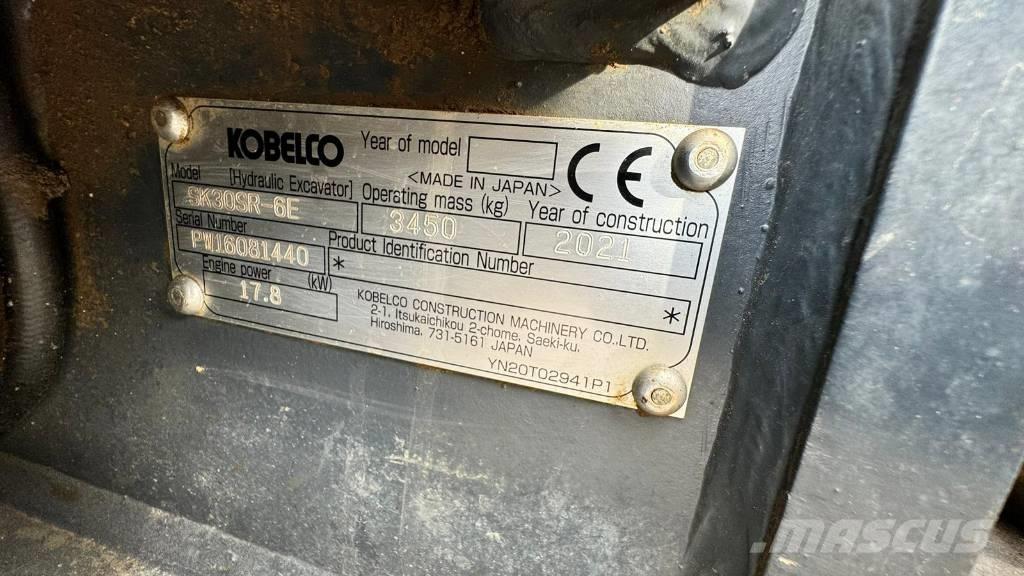 Kobelco SK 30 SR-6E Miniescavadeiras