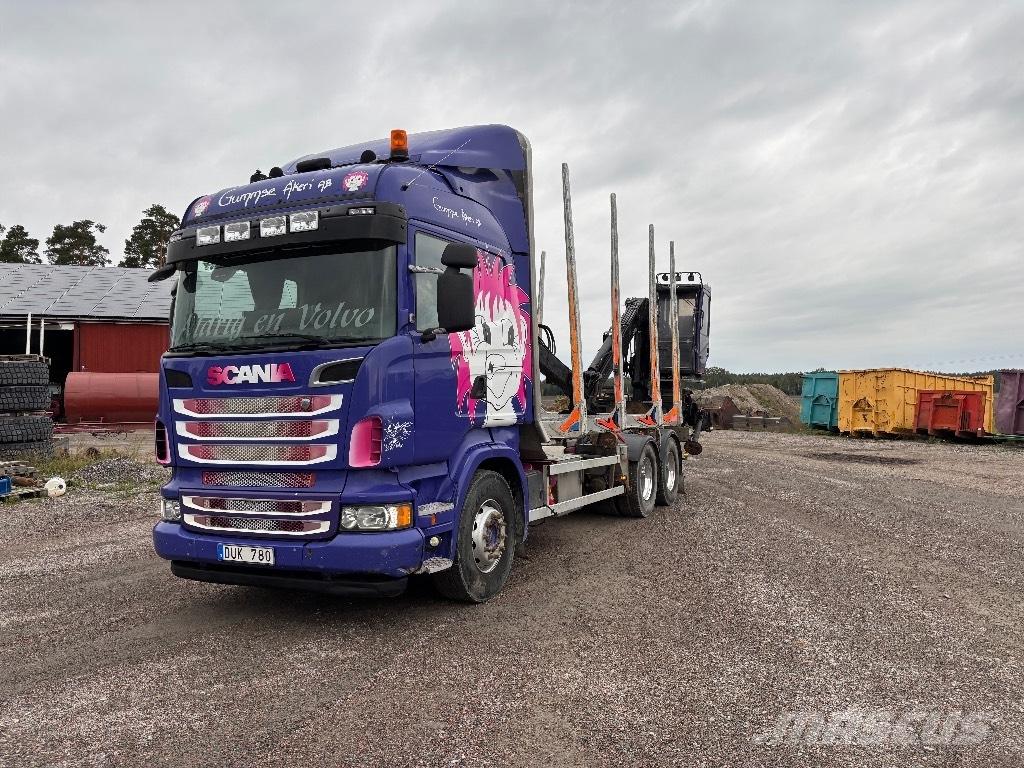 Scania 560. 6x4 Caminhões de transporte de troncos