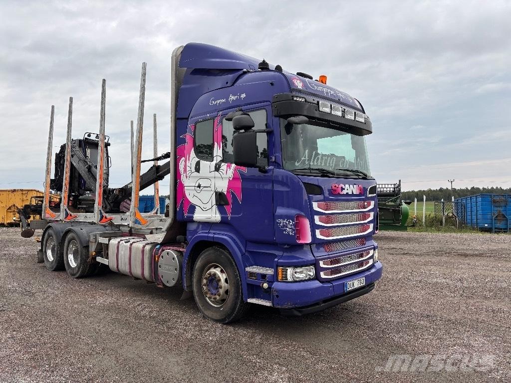 Scania 560. 6x4 Caminhões de transporte de troncos