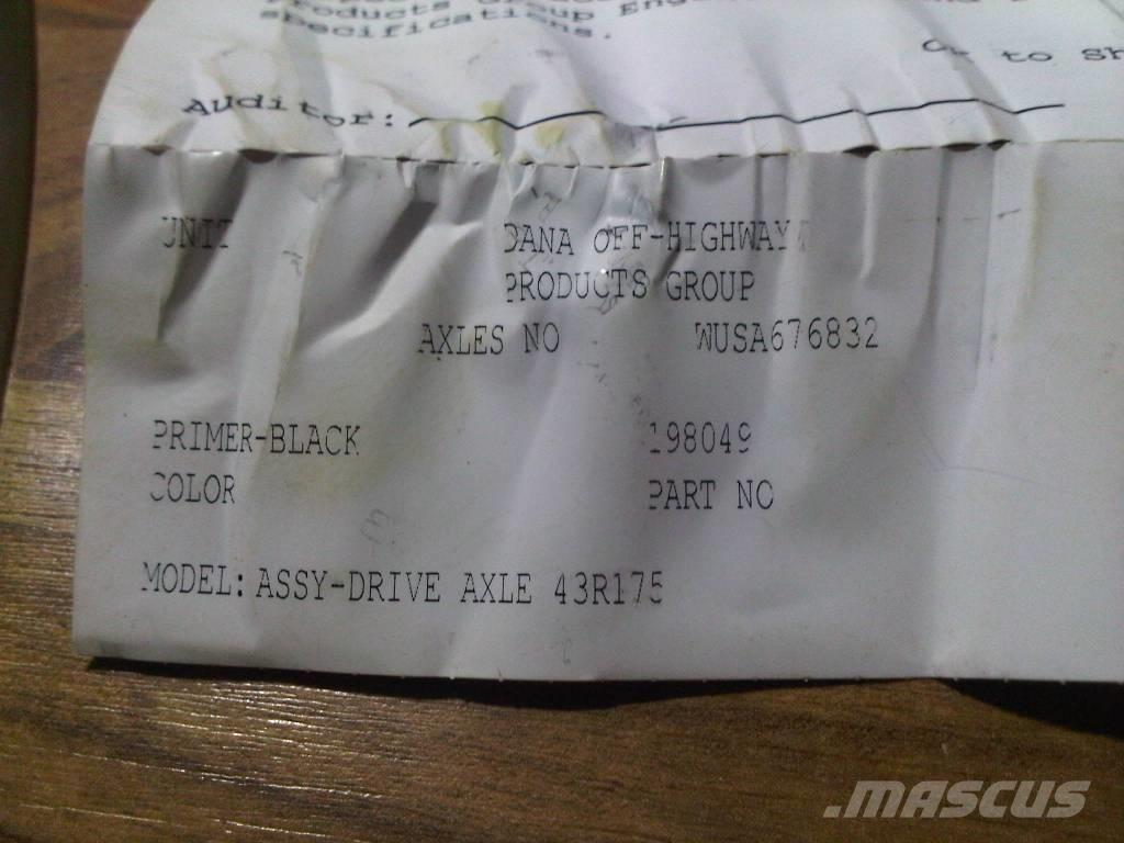  Dana Spicer 43R175 Eixos