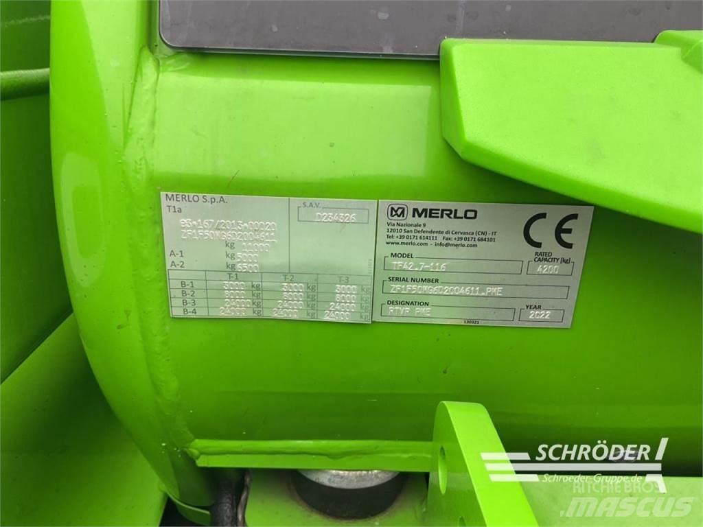 Merlo TF 42.7 - 116 Telescópicas para Agricultura