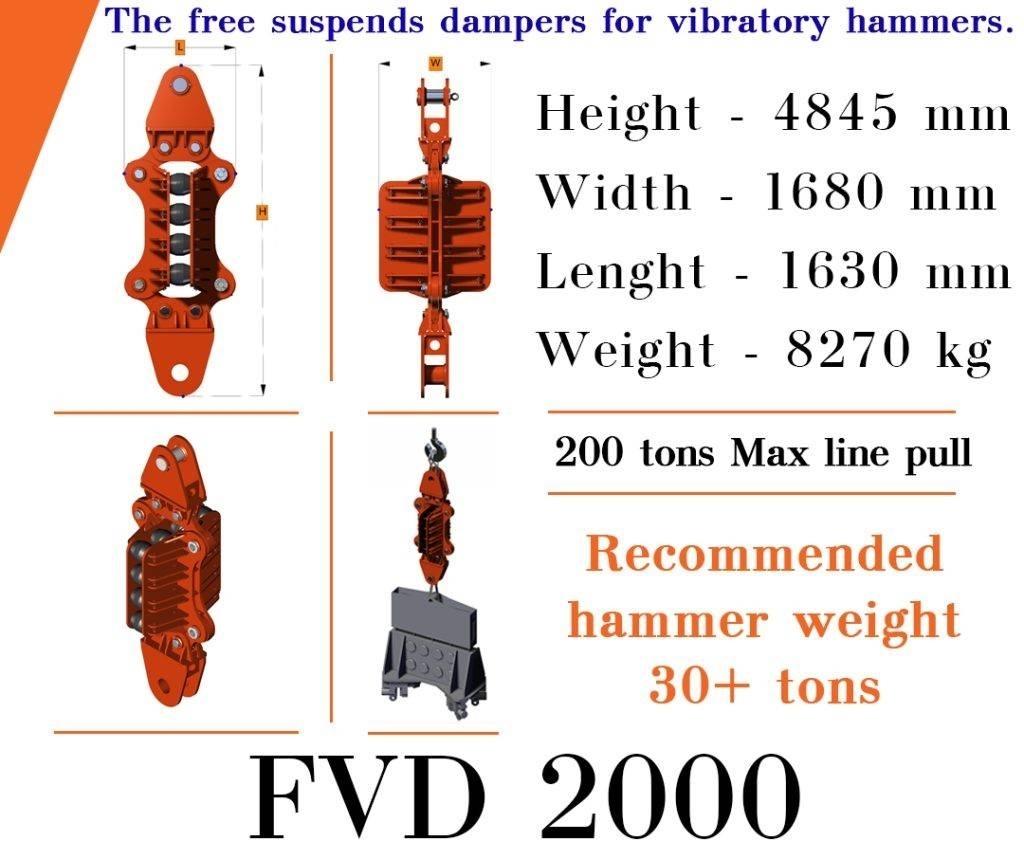  Finaros FVD 2000 Martelos de empilhamento hidráulico
