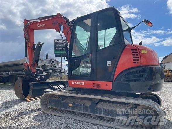 Kubota KX080-4 Escavadeiras de esteiras