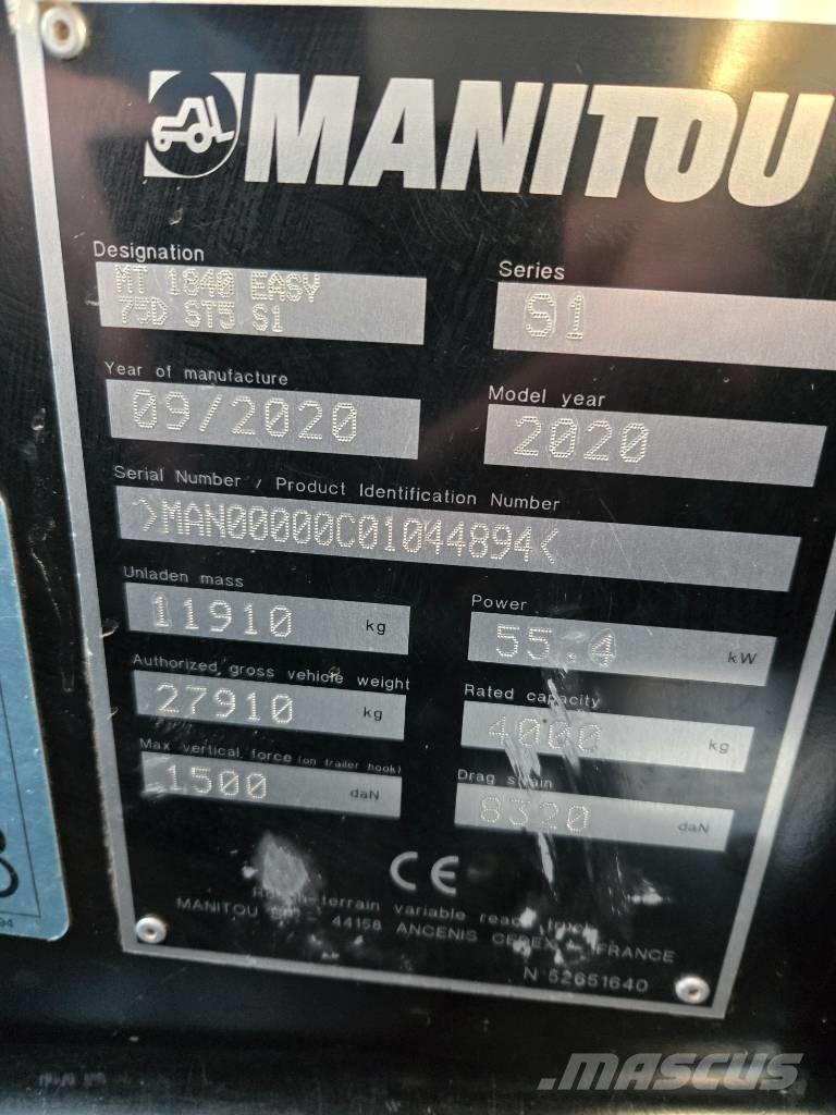 Manitou MT 1840 Manipulador telescópico