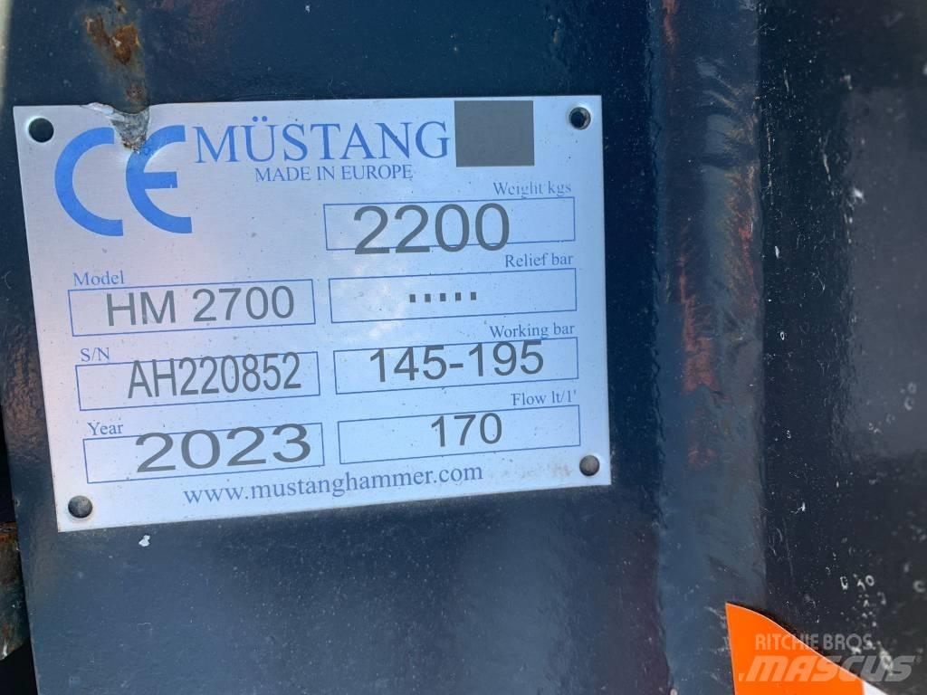 Mustang HM2700 Martelos de quebragem