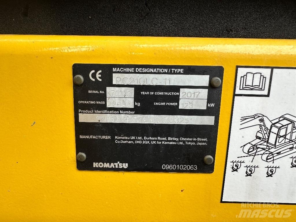 Komatsu PC 210 LC-11 Escavadeiras de esteiras