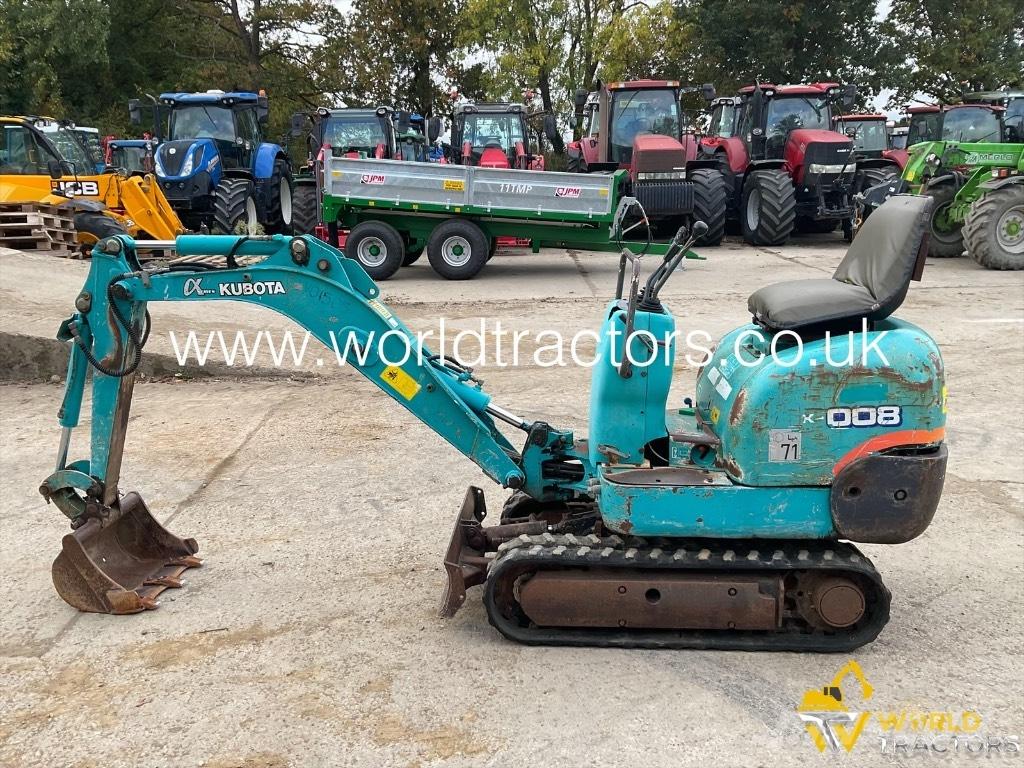 Kubota K 008 Miniescavadeiras