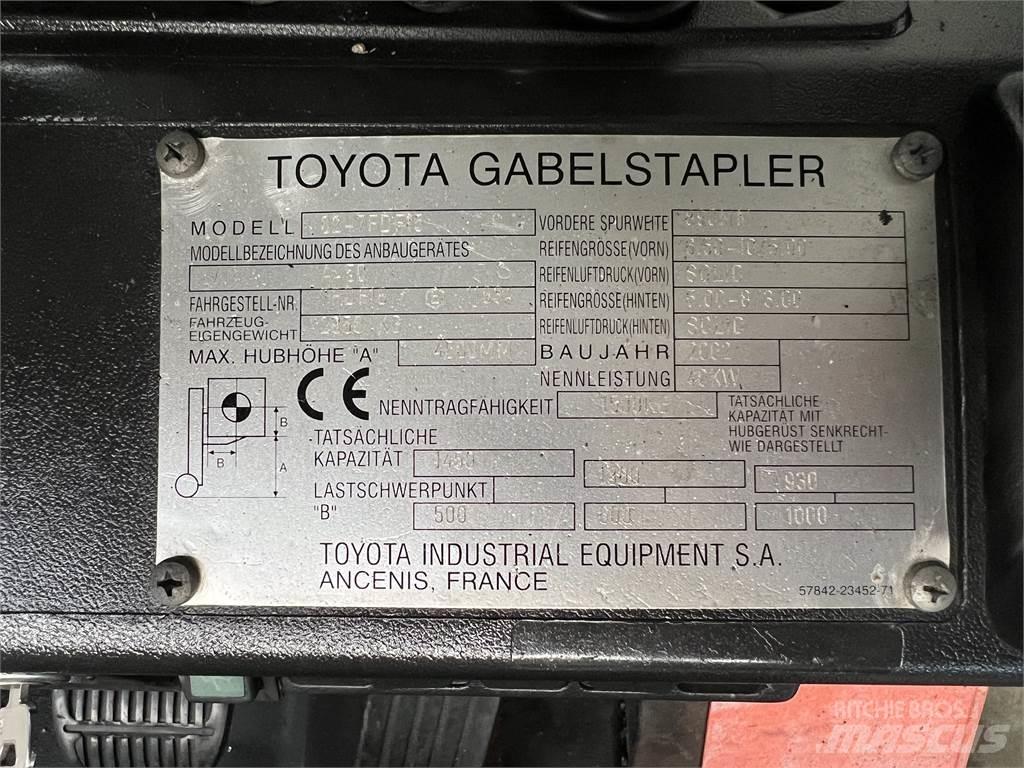 Toyota 02-7FDF15 Empilhadores Diesel