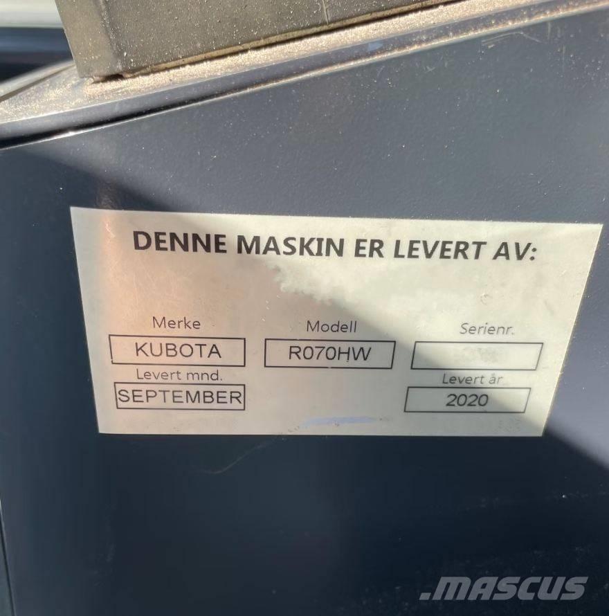 Kubota R 070 HW Carregadeiras de rodas