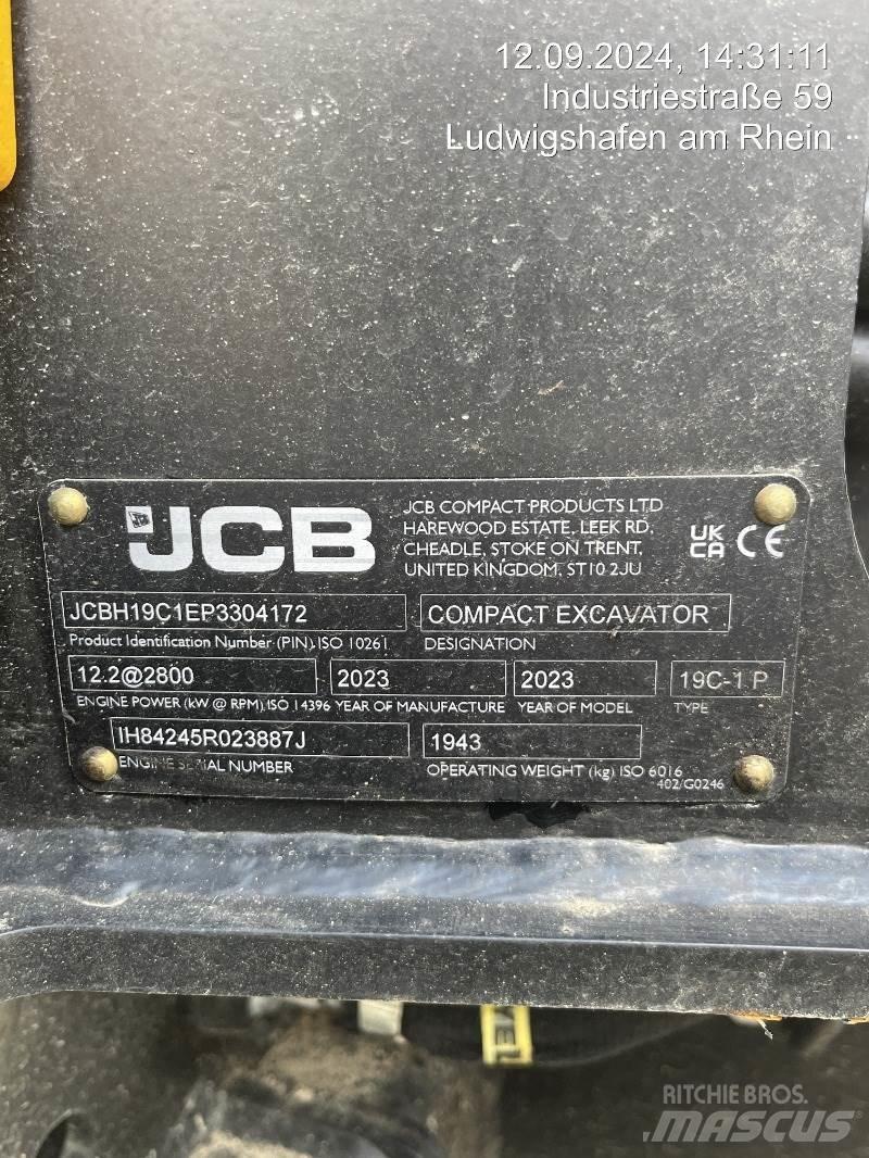 JCB 19C-1 Miniescavadeiras
