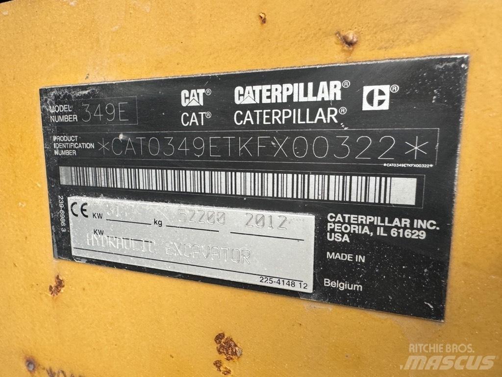 CAT 349 E Escavadeiras de esteiras