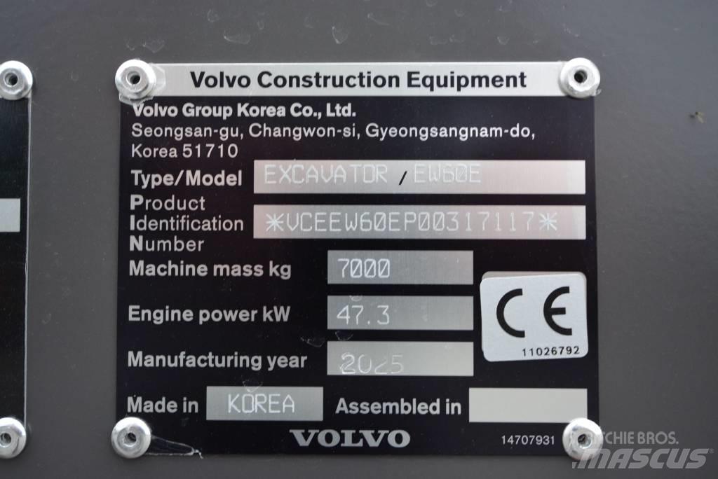 Volvo EW 60 E Miniescavadeiras