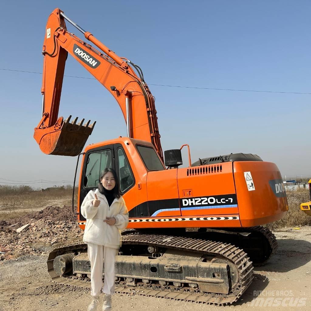 Doosan DH220LC-7 Escavadeiras de esteiras