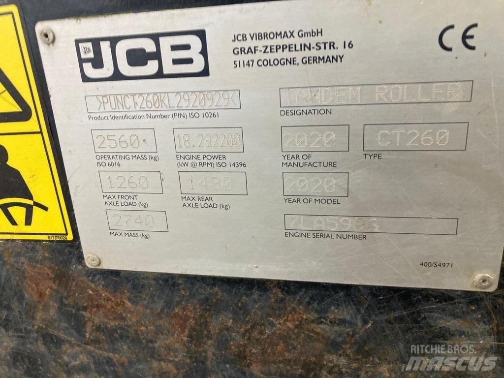 JCB CT 260-120 Cilindros Compactadores tandem