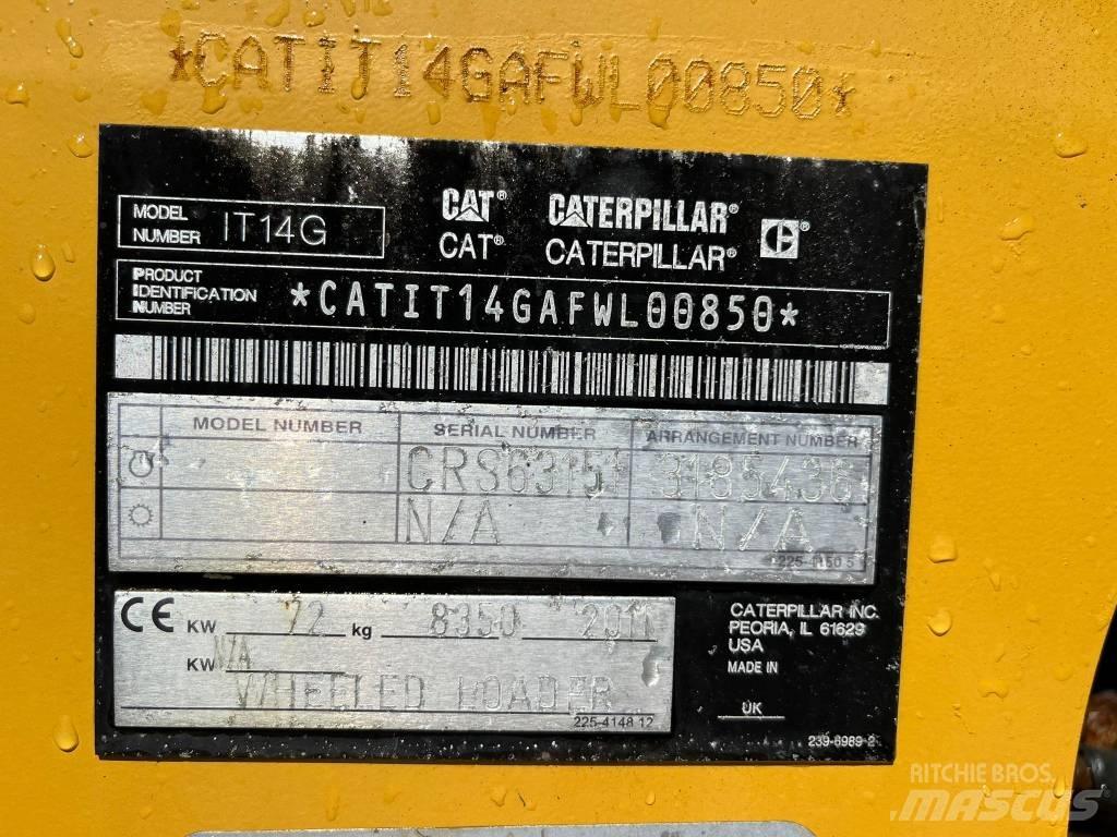 CAT IT 14 G Carregadeiras de rodas