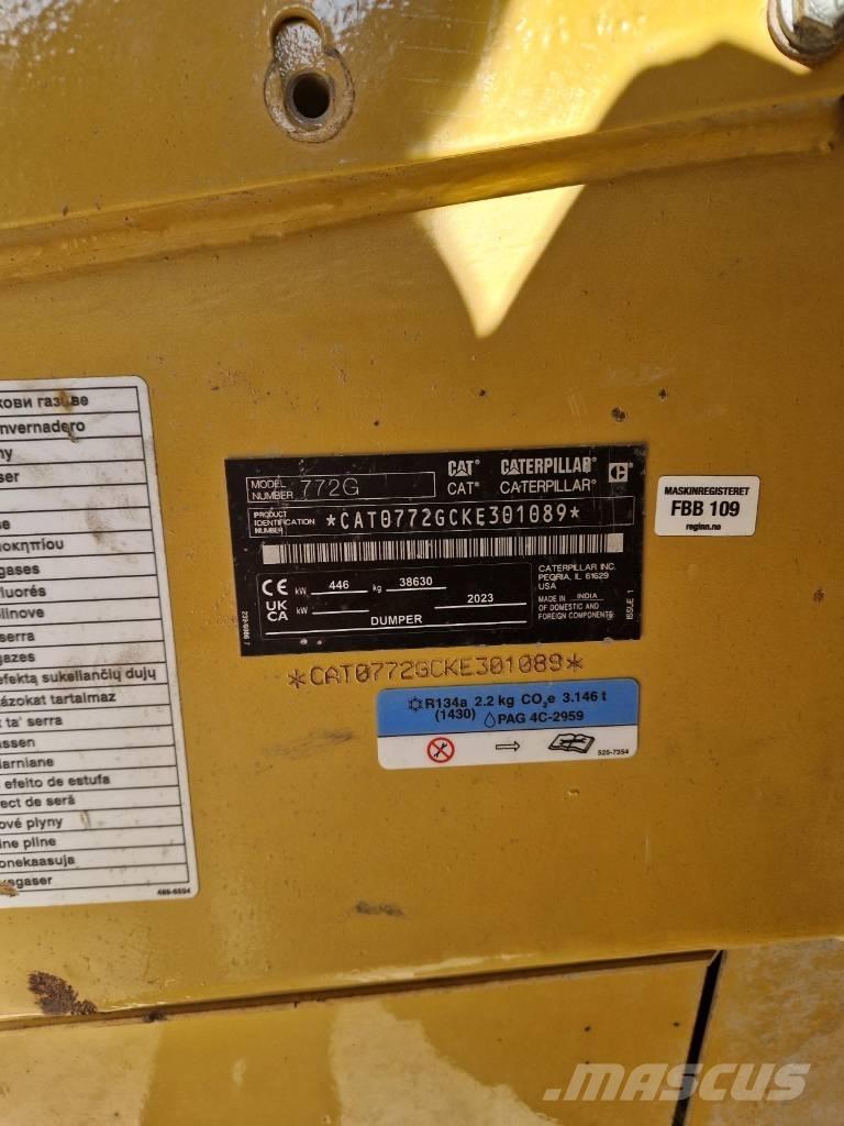 CAT 772 G Camiőes basculantes rígidos
