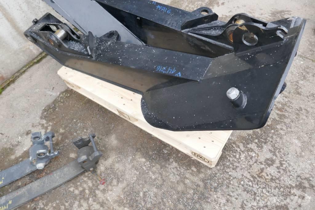  Stödben Huddig 1260E Chassis e suspensões