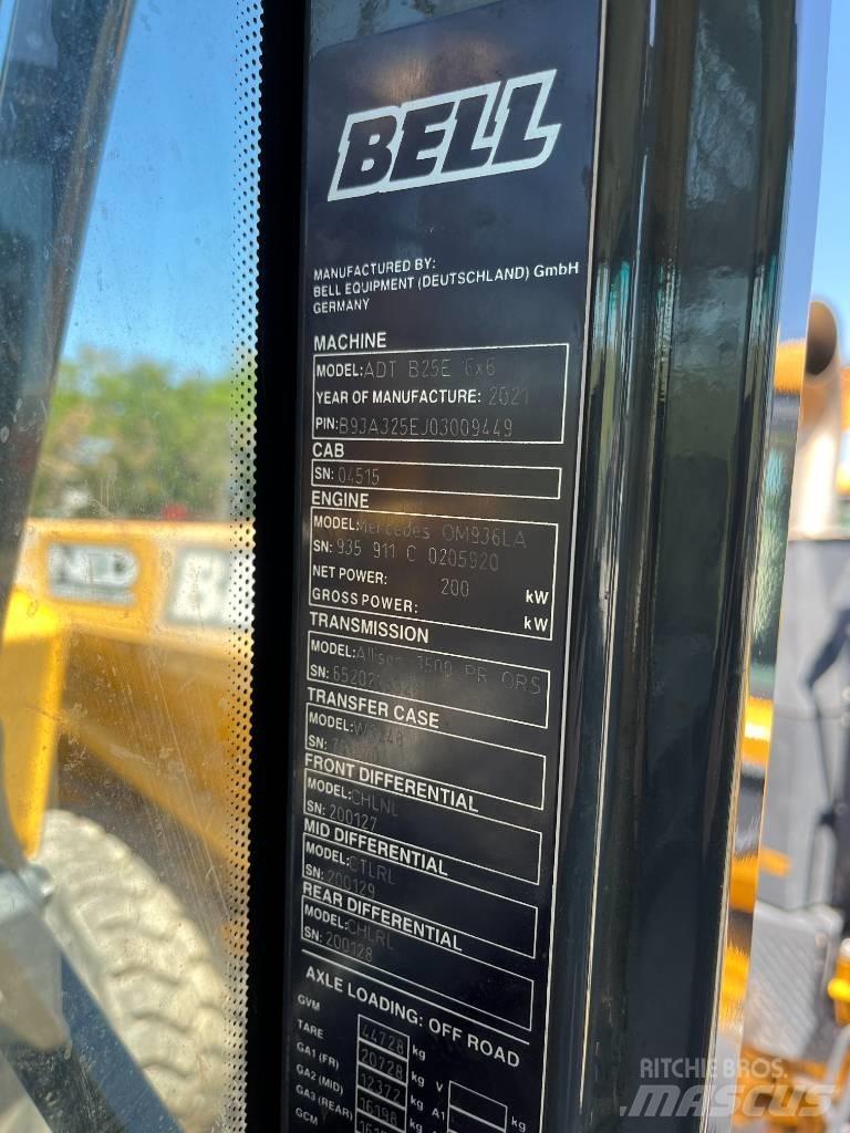 Bell B25E Caminhões articulados
