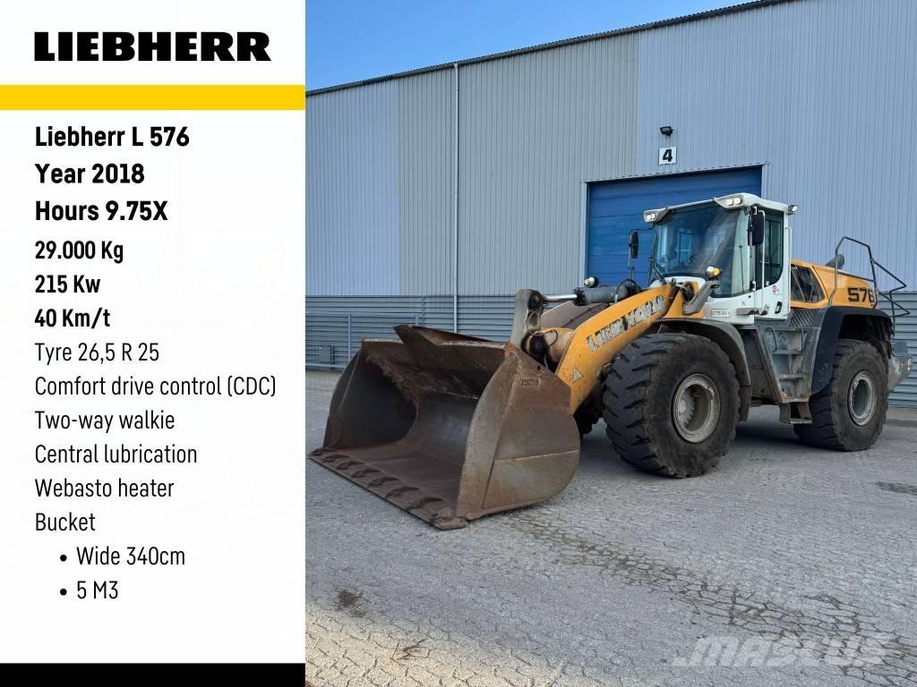 Liebherr L576 Carregadeiras de rodas