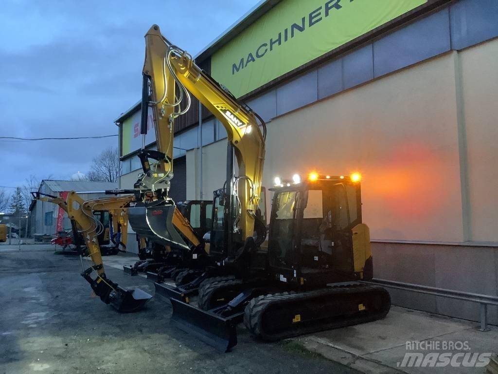 Sany SY80U Escavadoras Midi 7t - 12t