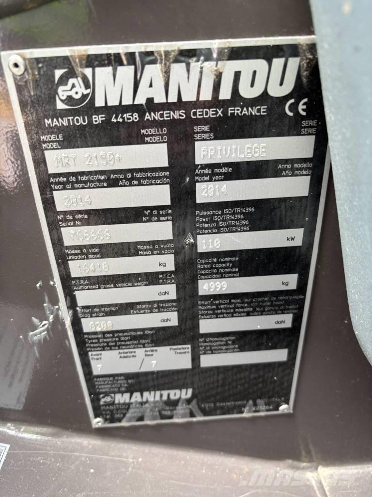 Manitou MRT 2140+ Manipulador telescópico
