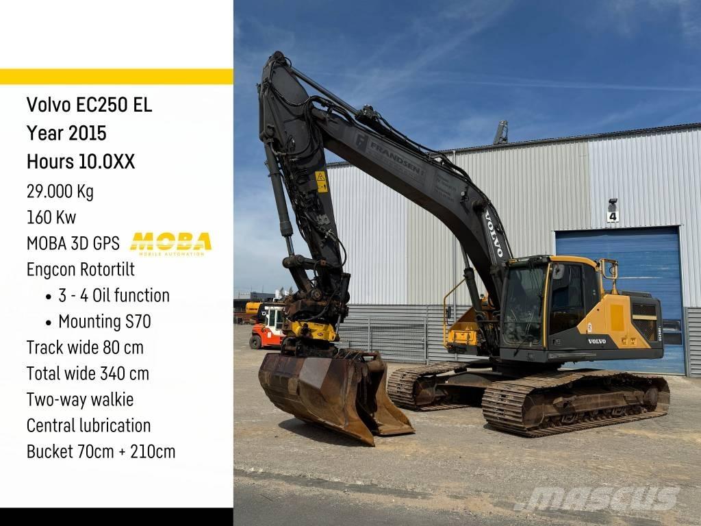 Volvo EC 250 EL Escavadeiras de esteiras