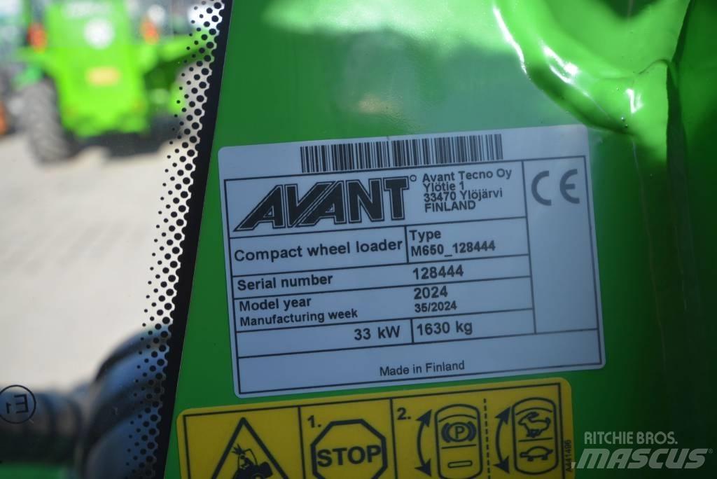 Avant 650 i Mini carregadoras