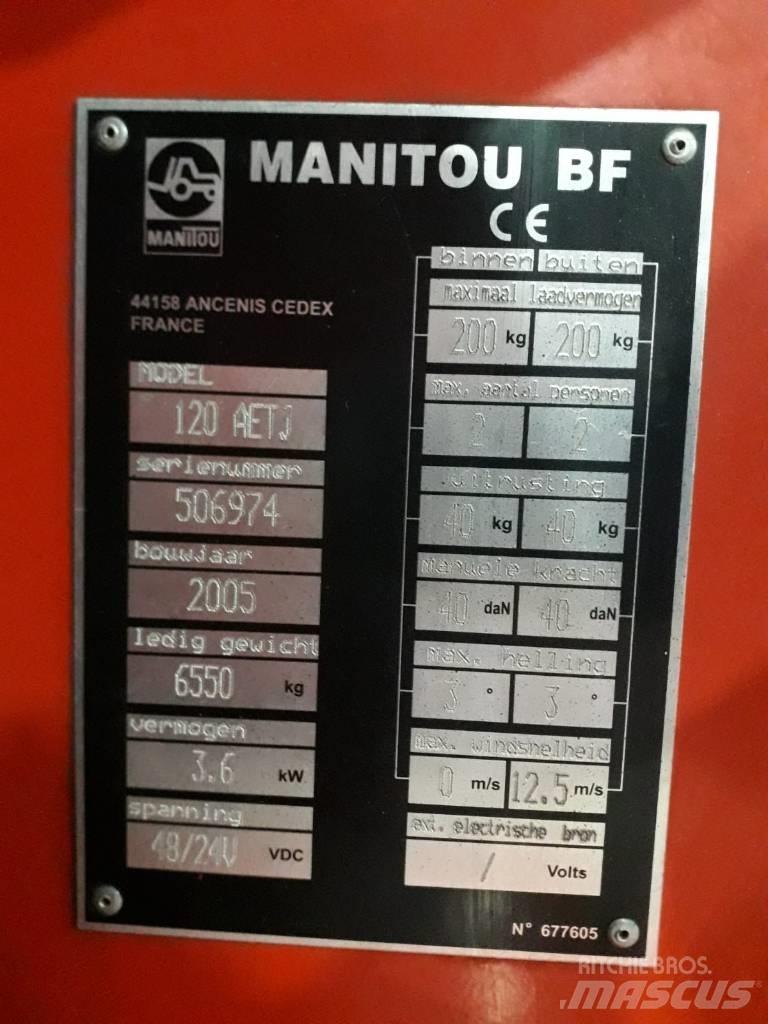 Manitou 120 AETJ Elevadores braços articulados