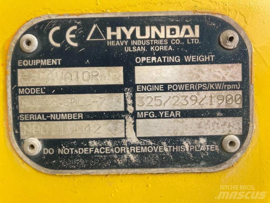 Hyundai R 450 LC-7 Escavadeiras de esteiras
