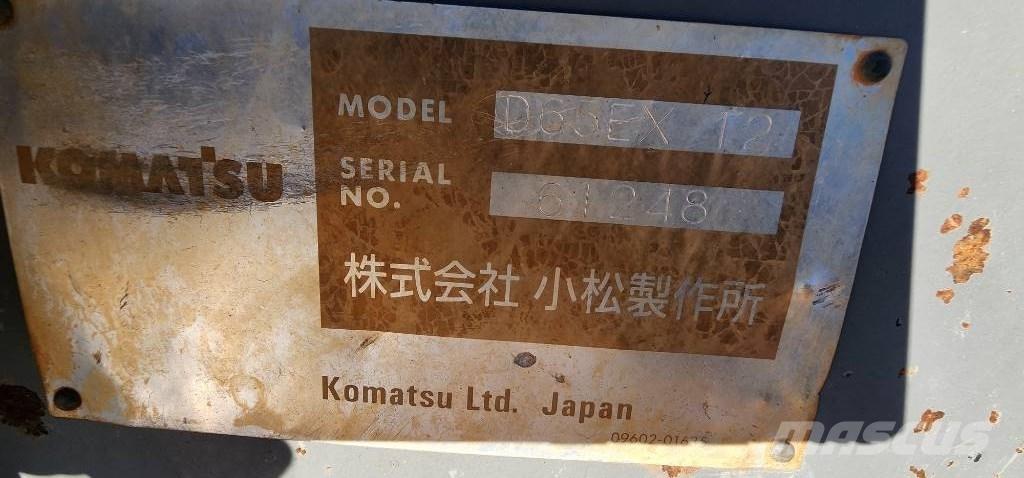 Komatsu D 65 EX 12 Dozers - Tratores rastos