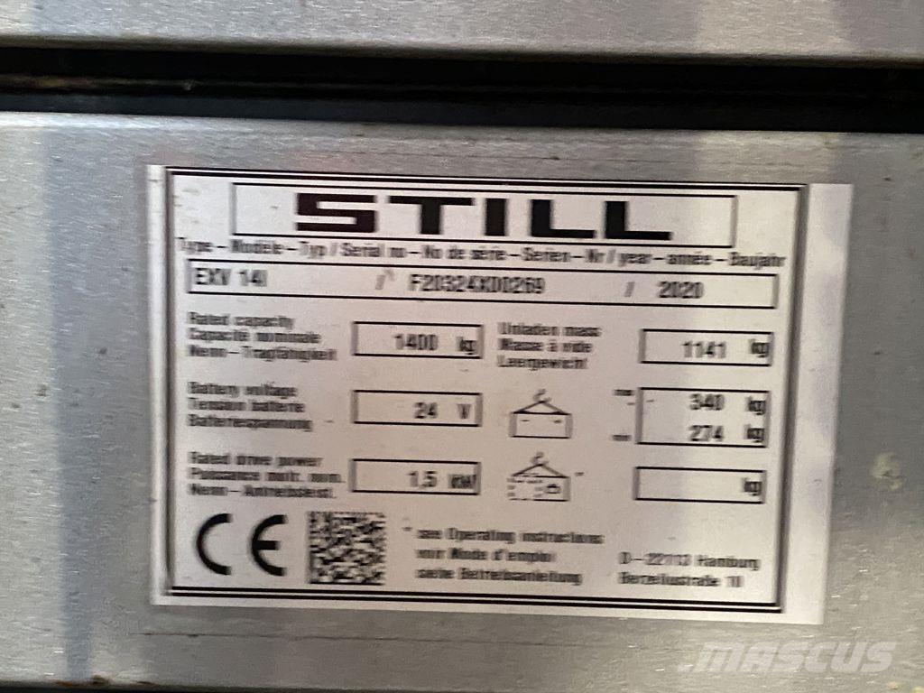Still EXV14I Empilhador para operador externo