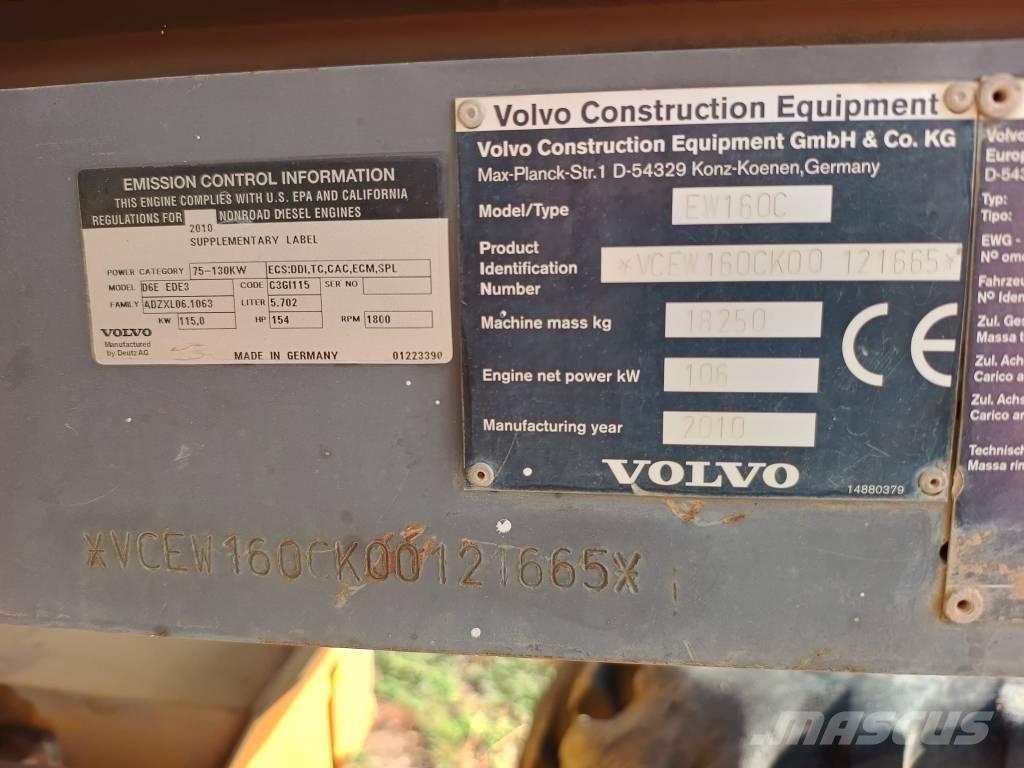 Volvo EW 160 C Escavadoras de rodas