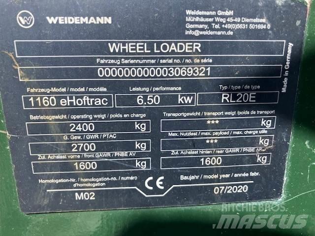Weidemann 1160e Mini carregadoras