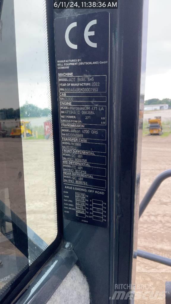 Bell B45E Caminhões articulados