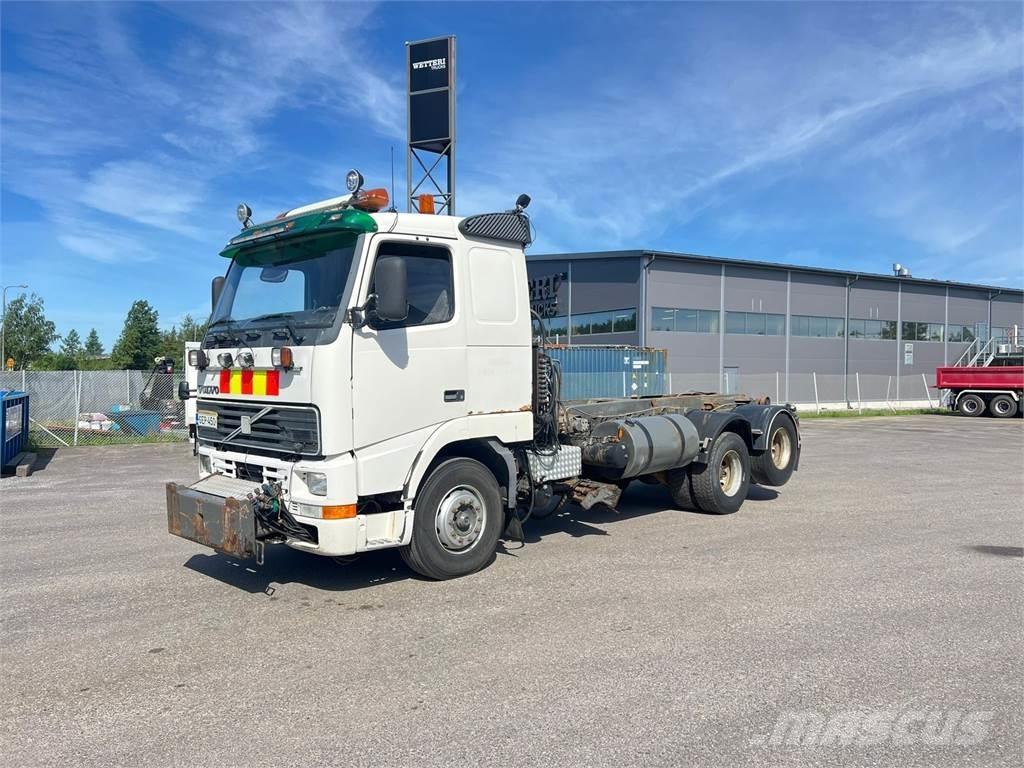 Volvo FH12 6X2 Camiões caixa desmontável com elevador de cabo