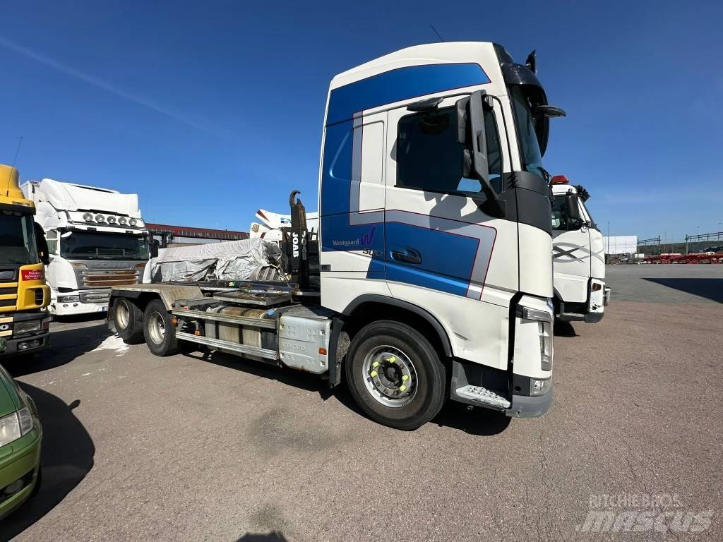 Volvo FH Camiões caixa desmontável com elevador de cabo