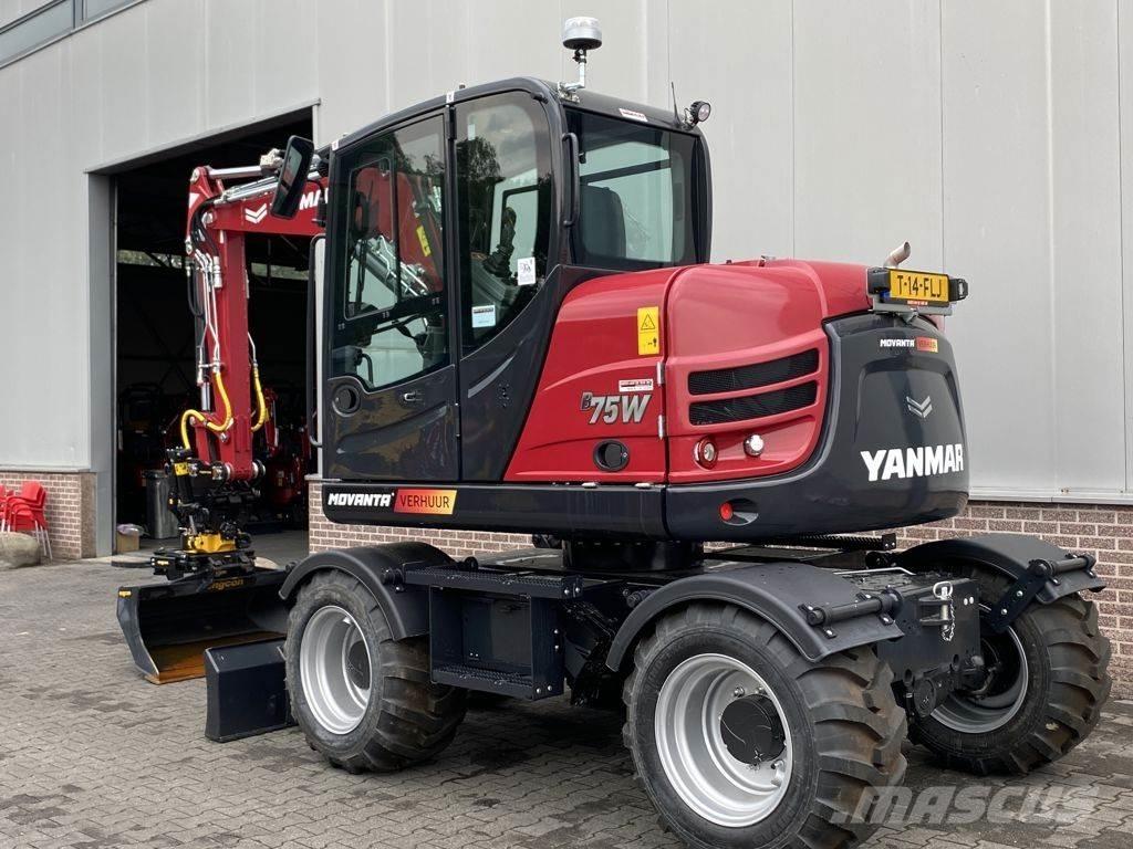 Yanmar B75W Escavadoras de rodas
