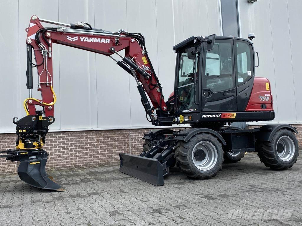 Yanmar B75W Escavadoras de rodas