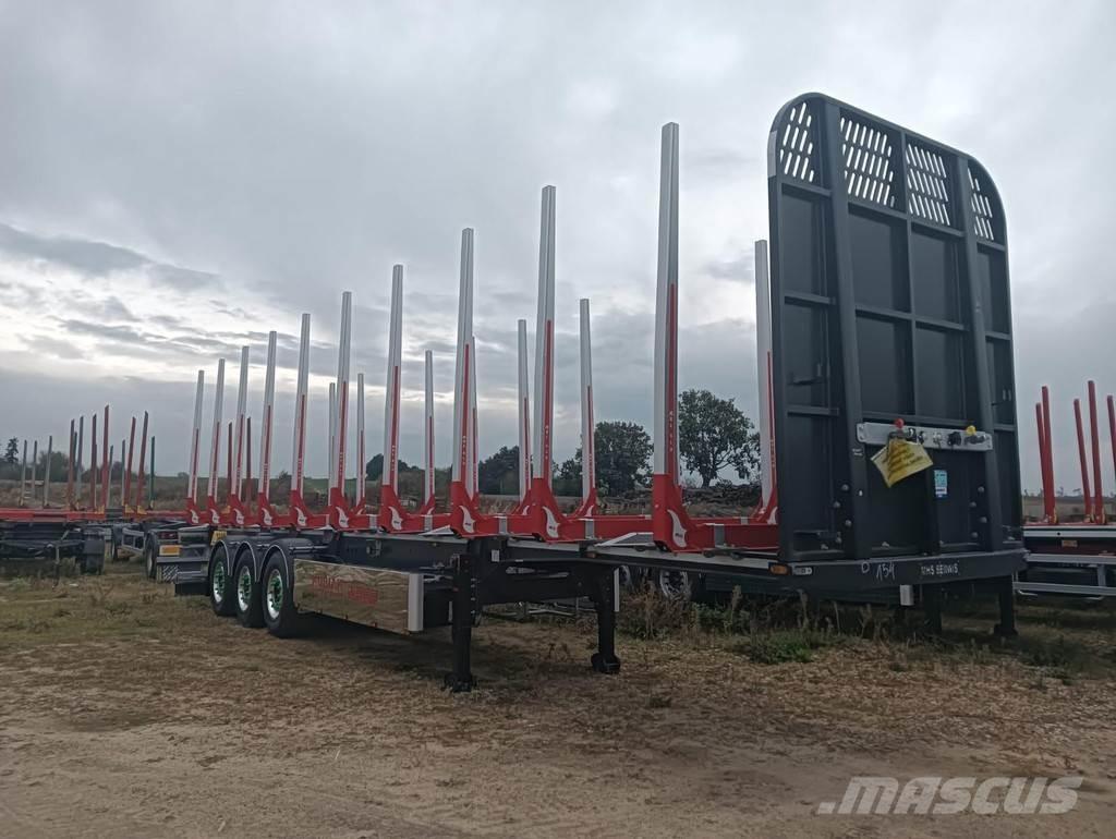  MHS Timber carrier Reboques de transporte de troncos