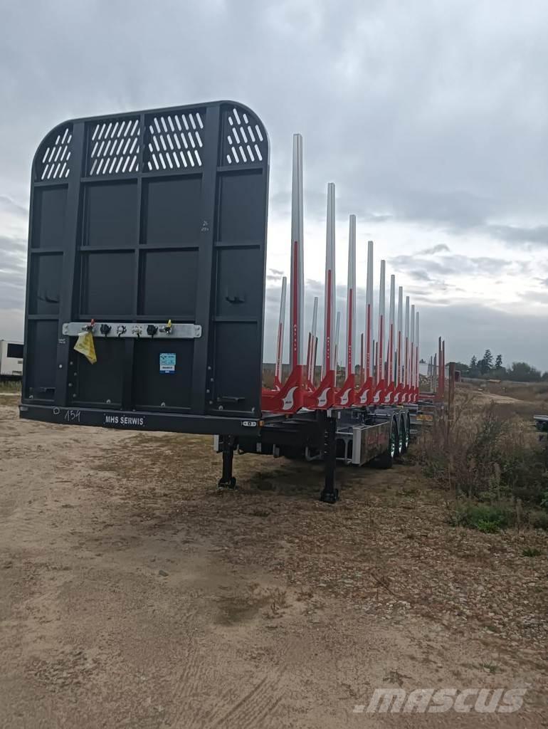  MHS Timber carrier Reboques de transporte de troncos