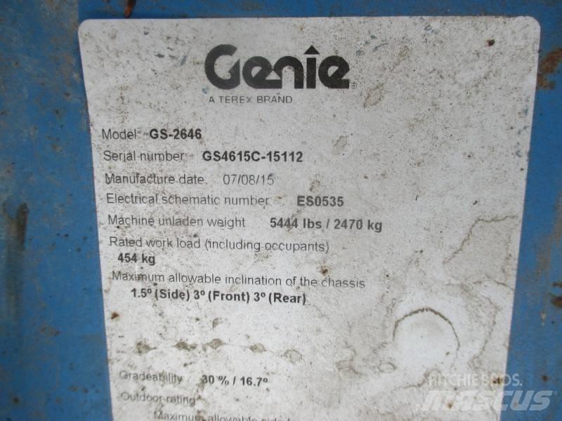 Genie GS 2646 Elevadores de tesoura
