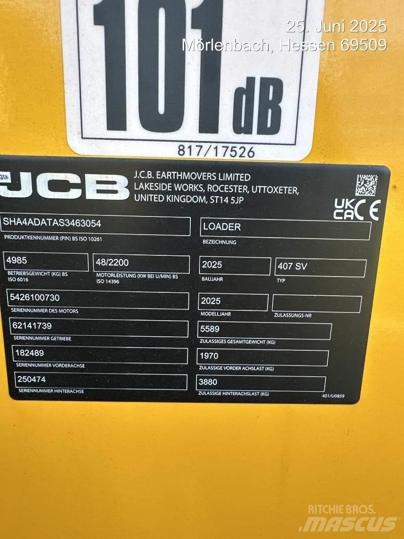 JCB 407 Carregadeiras de rodas