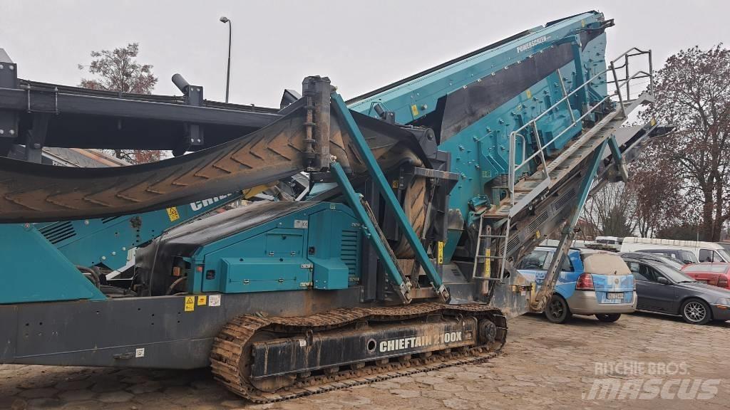 PowerScreen 2100 Crivos móveis