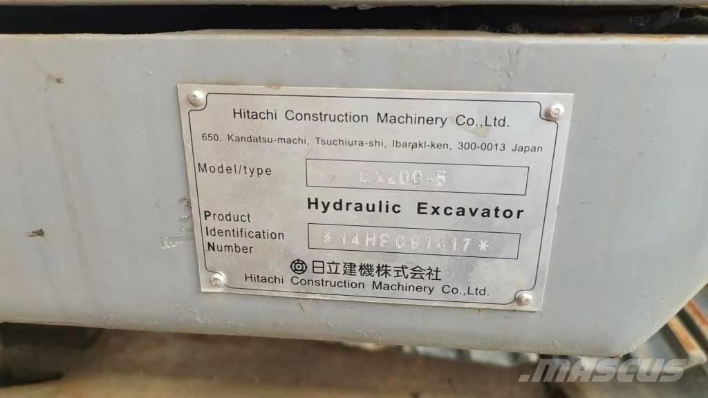 Hitachi EX 200-5 Escavadeiras de esteiras