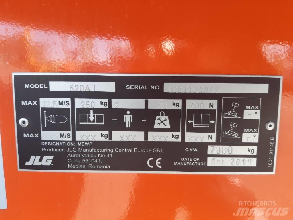 JLG 520 AJ Elevadores braços articulados