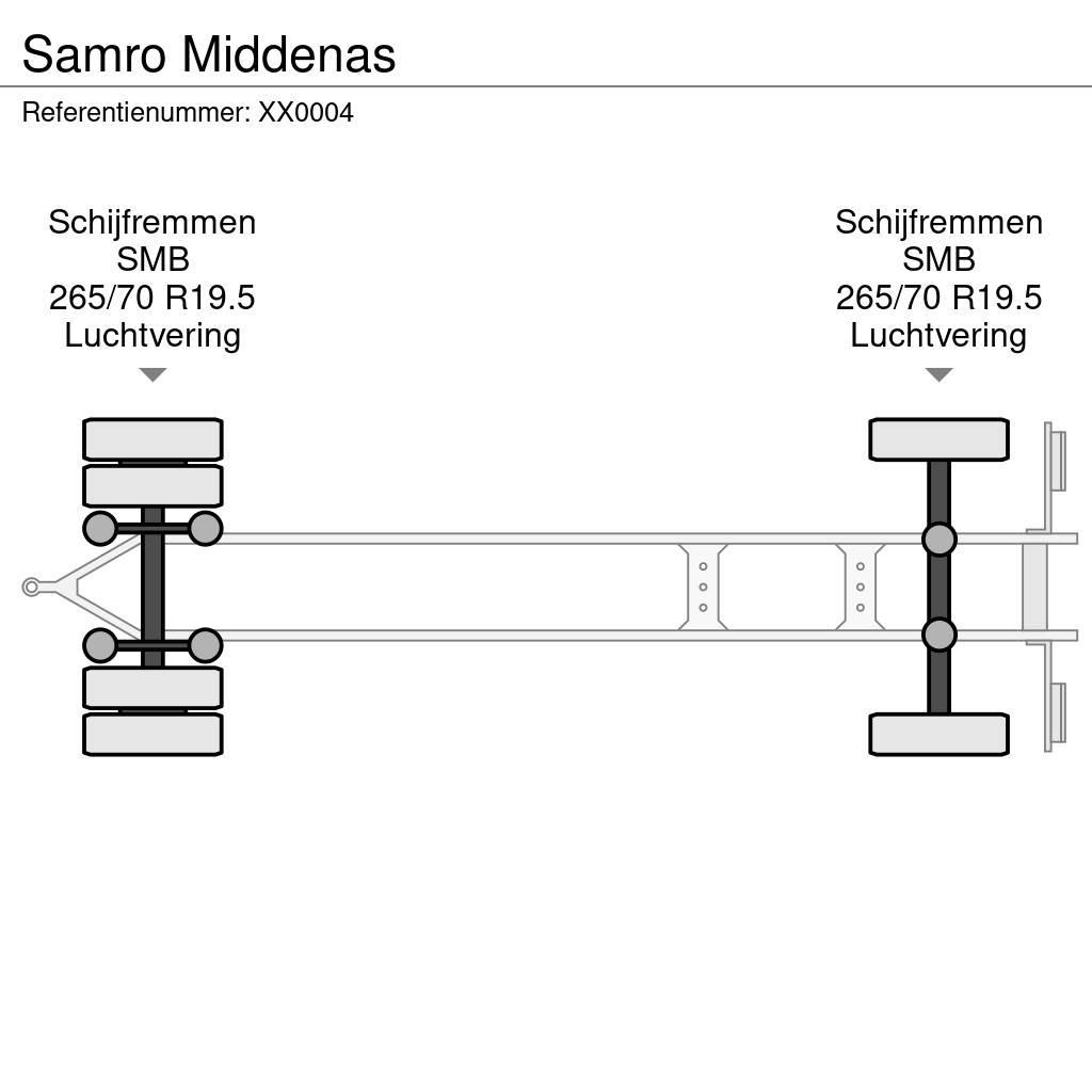 Samro Middenas Reboques estrado/caixa aberta